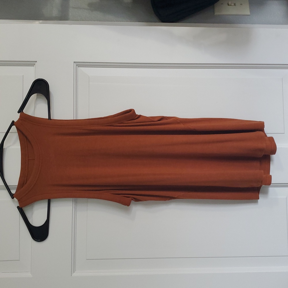 Lululemon Hold Tight Crew Neck Women's Sz 6 Copper Brown - Picture 4 of 5
